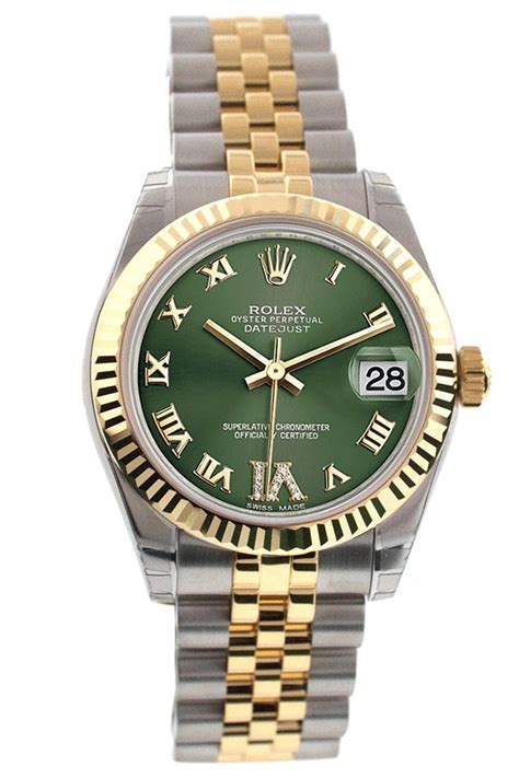 rolex datejust 31 olive|rolex datejust 31 review.